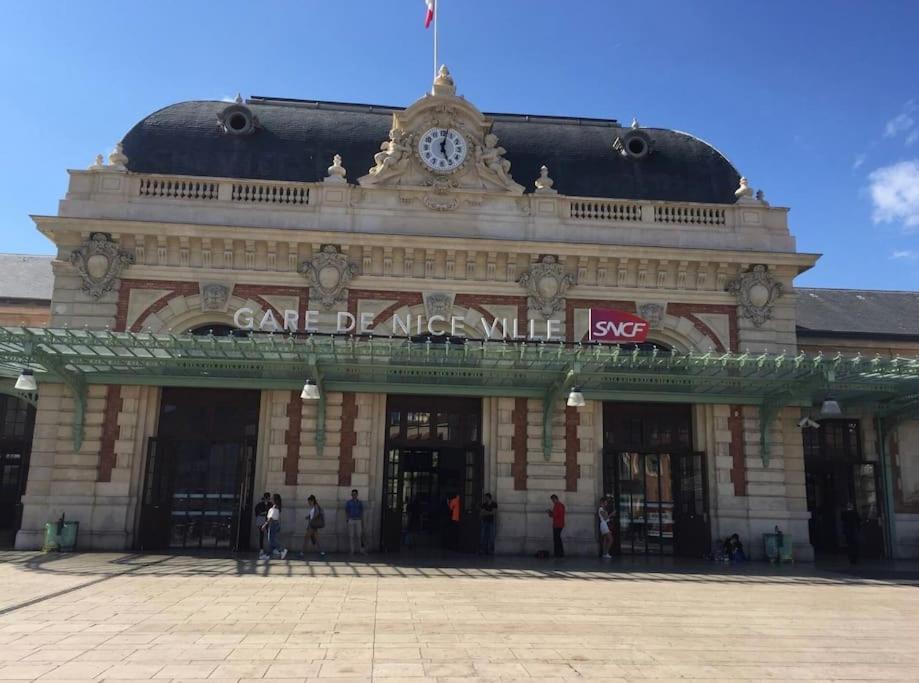 Appartement 4 Chambres Face Gare Nice-Ville Esterno foto